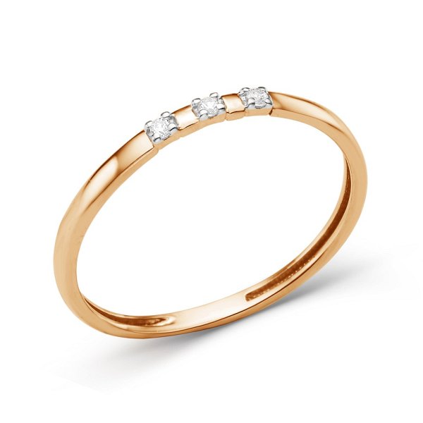 Кольцо ЮФ Династия - Золото 585, Фианит (арт. 000611-1102)