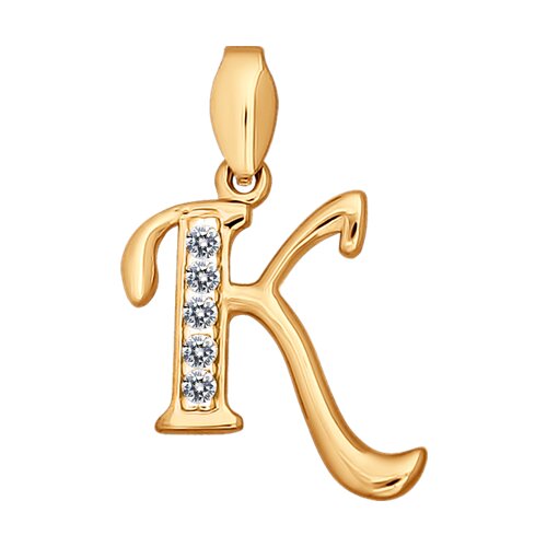 Подвеска SOKOLOV - Серебро 925, Фианит (арт. 93030520)