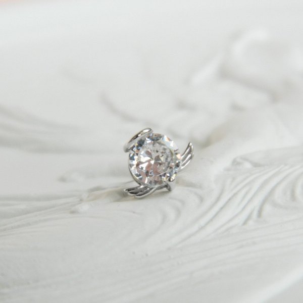 Серьга Галатея - Серебро 925, Фианит (арт. 3570.1)