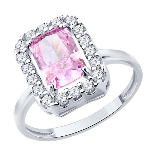 Кольцо SOKOLOV - Серебро 925, Фианит (арт. 94014736)