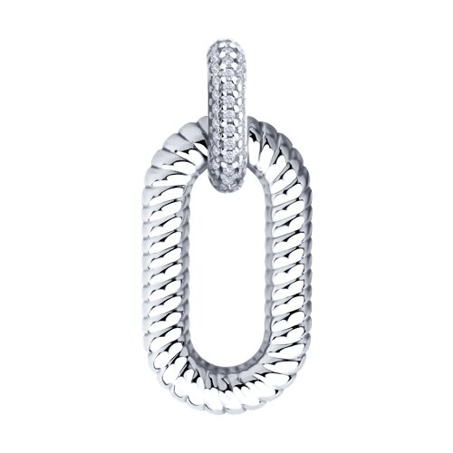 Подвеска Diamant - Серебро 925, Фианит (арт. 94-130-02246-2)