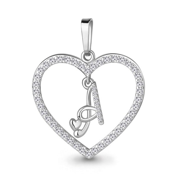 Подвеска Аквамарин - Серебро 925, Фианит (арт. 24623А.5)