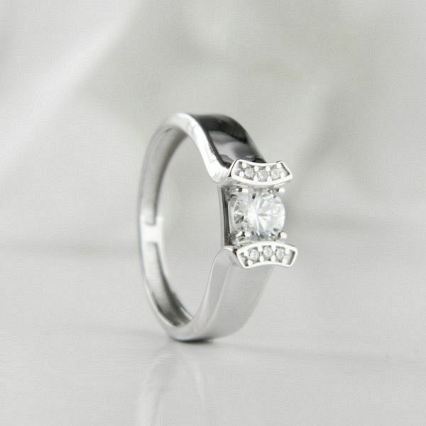 Кольцо Галатея - Серебро 925, Фианит (арт. 2979.1)