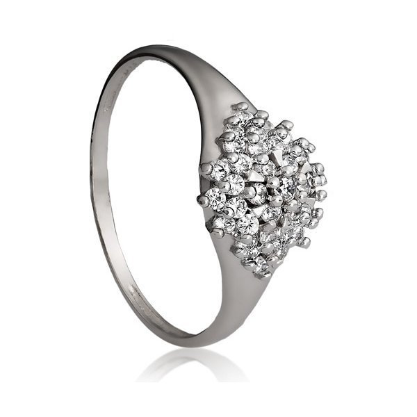 Кольцо Галатея - Серебро 925, Фианит (арт. 2025.1)