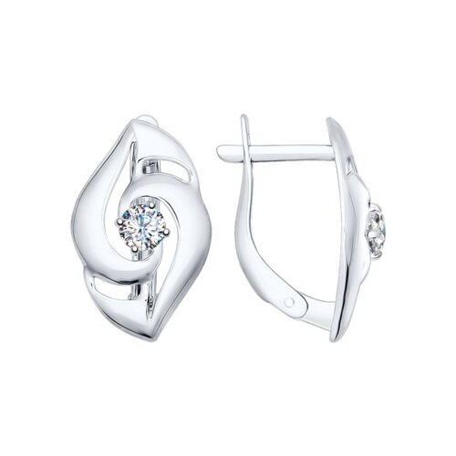 Серьги SOKOLOV - Серебро 925, Фианит (арт. 94022324)
