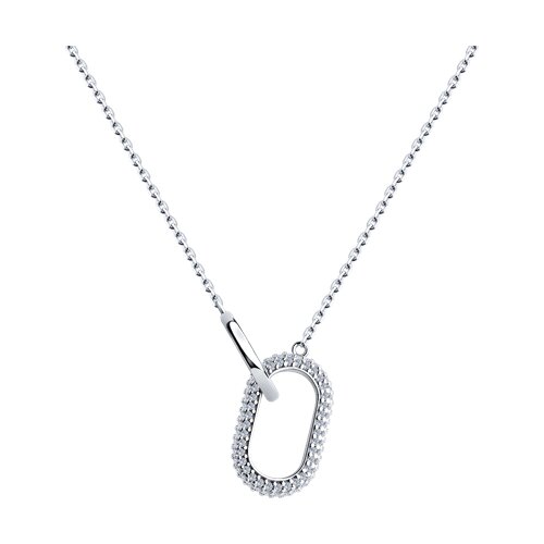 Колье SOKOLOV - Серебро 925, Фианит (арт. 94071016)