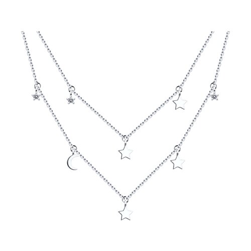 Колье SOKOLOV - Серебро 925, Фианит (арт. 94070678)