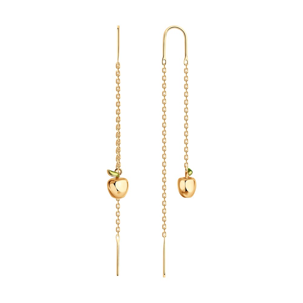 Серьги SOKOLOV - Серебро 925, Эмаль (арт. 93022421)