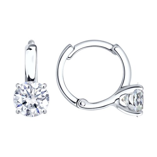 Серьги Diamant - Серебро 925, Фианит (арт. 94-120-02399-1)