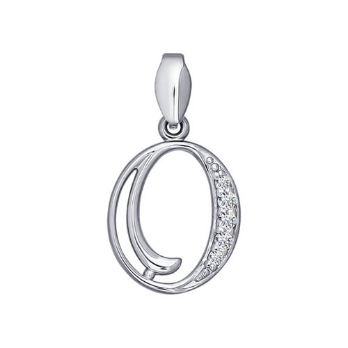 Подвеска SOKOLOV - Серебро 925, Фианит (арт. 94030458)