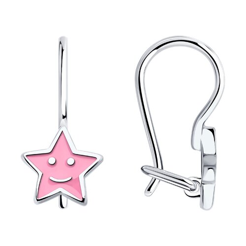 Серьги Diamant - Серебро 925, Эмаль (арт. 94-120-02124-1)