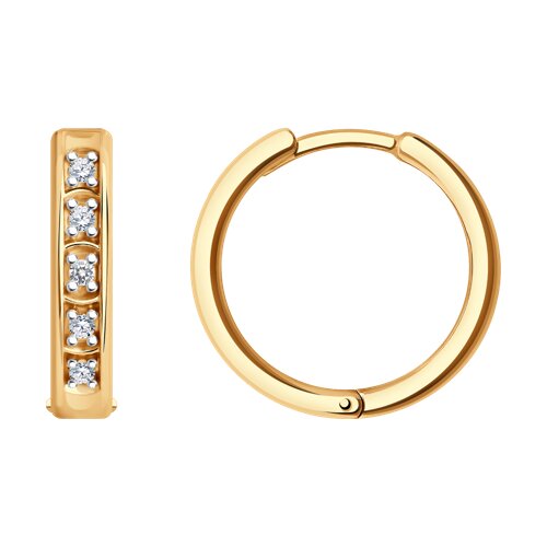 Серьги Diamant - Серебро 925, Фианит (арт. 93-120-01605-1)