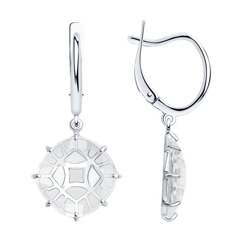 Серьги SOKOLOV - Серебро 925, Горный хрусталь (арт. 92022578)