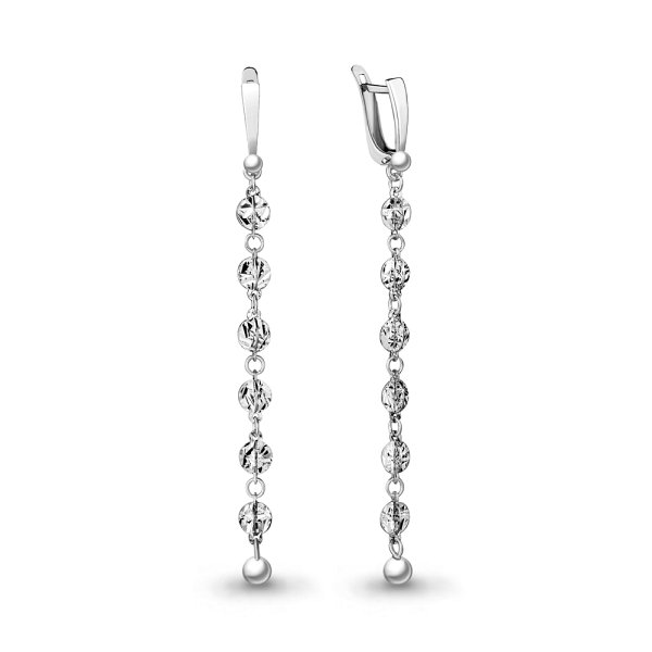 Серьги Аквамарин - Серебро 925 (арт. 30926.5)