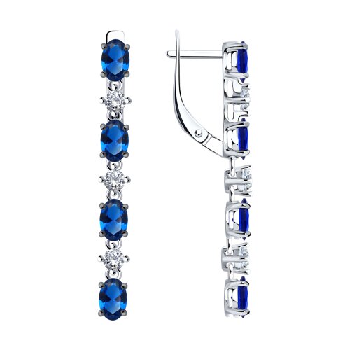 Серьги SOKOLOV - Серебро 925, Фианит (арт. 94026630)