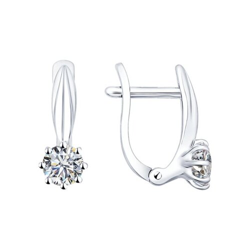 Серьги SOKOLOV - Серебро 925, Фианит (арт. 94025656)