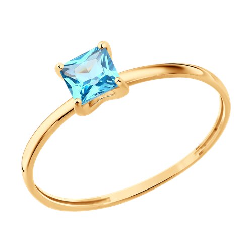 Кольцо SOKOLOV - Золото 585, Топаз (арт. 717194)