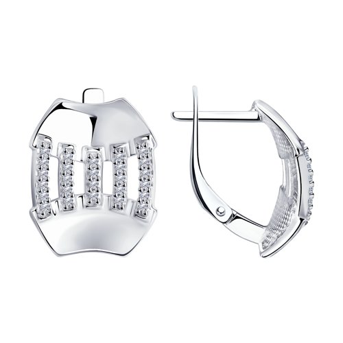 Серьги SOKOLOV - Серебро 925, Фианит (арт. 94024194)