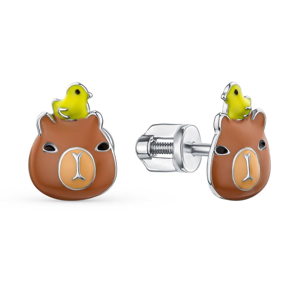 Серьги Мириада - Серебро 925, Эмаль (арт. 901062813)