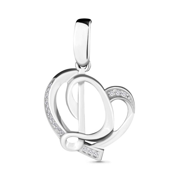 Подвеска Аквамарин - Серебро 925, Фианит (арт. 24012А.5)