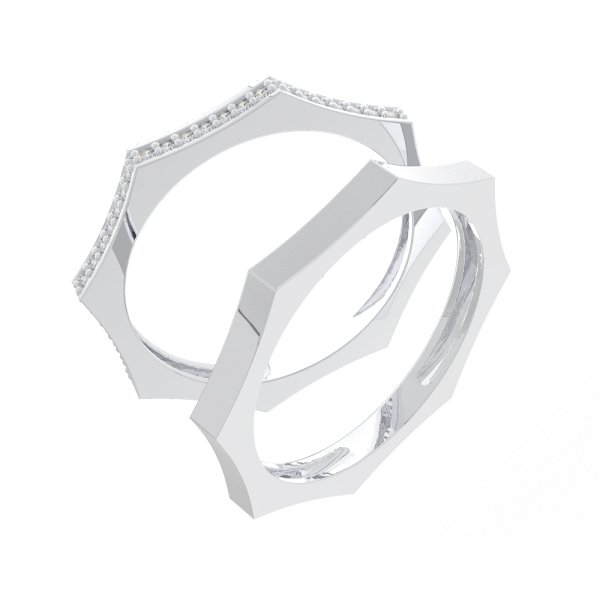 Кольцо POKROVSKY - Серебро 925, Фианит (арт. 1101557-00775)