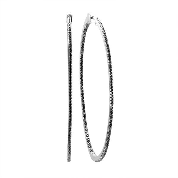 Серьги FRESH - Серебро 925, Синтетическая шпинель (арт. CZ-E04444-X-WB-X-X-B)