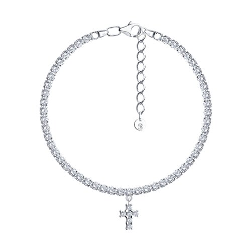 Браслет SOKOLOV - Серебро 925, Фианит (арт. 94051639)