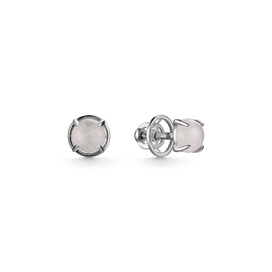 Серьги Дар - Серебро 925, Лунный камень (арт. С-3896рк436)