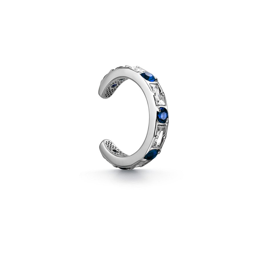 Серьга Дар - Серебро 925, Кварц, Фианит (арт. С-2825рс200108)