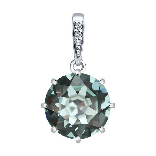 Подвеска Diamant - Серебро 925, Кристалл, Фианит (арт. 94-130-00397-1)