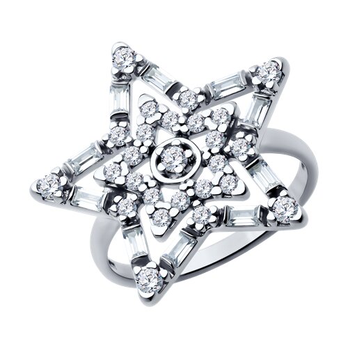 Кольцо SOKOLOV - Серебро 925, Фианит (арт. 94013855)