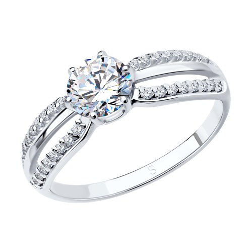 Кольцо SOKOLOV - Серебро 925, Фианит (арт. 94012345)