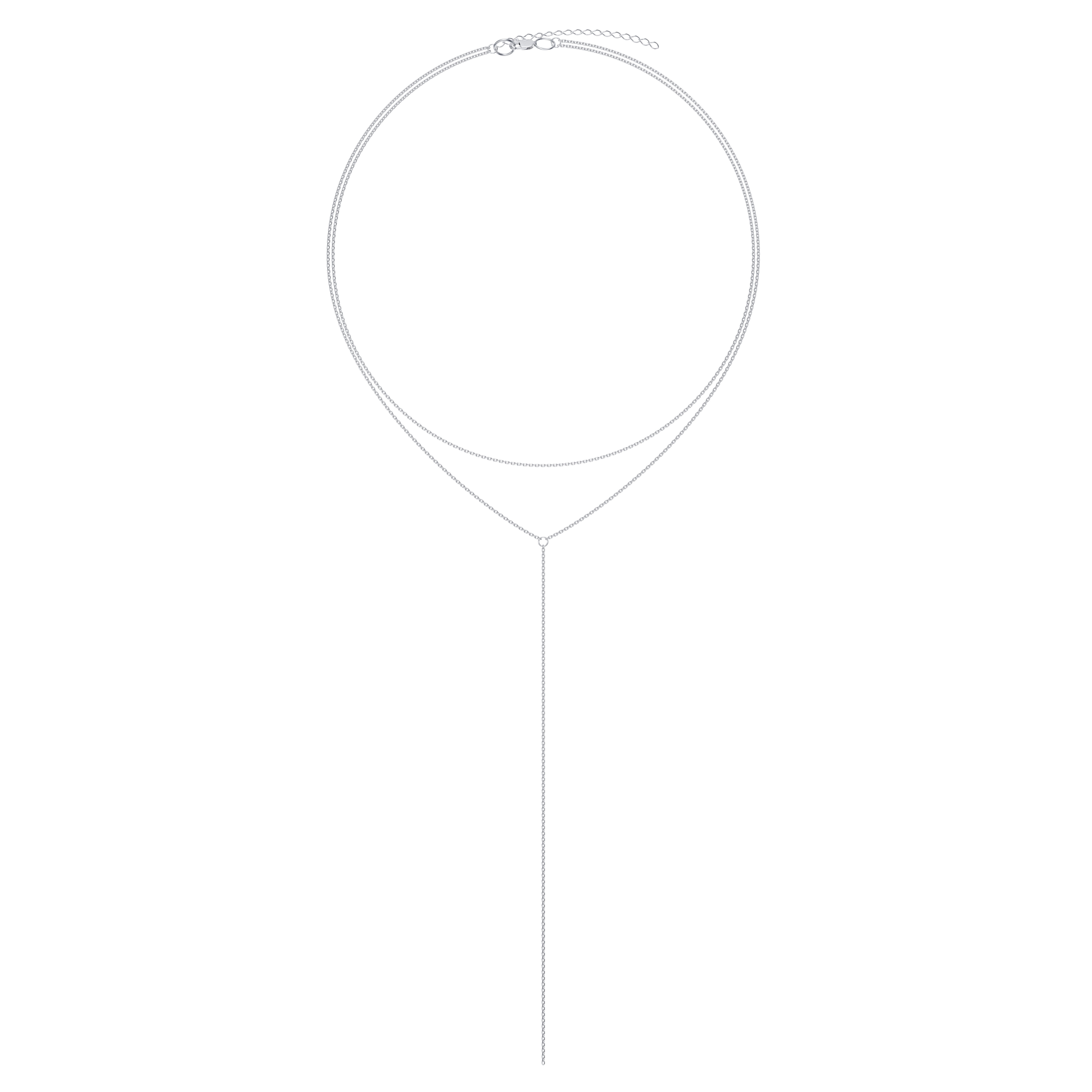 Колье Красцветмет - Серебро 925 (арт. НХ22-1688-3#0.35)