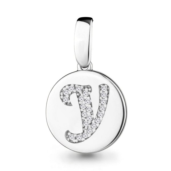 Подвеска Аквамарин - Серебро 925, Фианит (арт. 24031А.5)