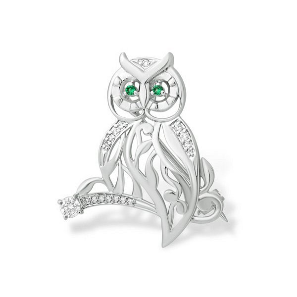 Брошь EFREMOV - Серебро 925, Фианит (арт. 1510015331-503)