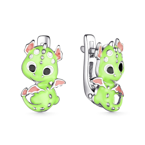 Серьги Мириада - Серебро 925, Эмаль (арт. 901022724)