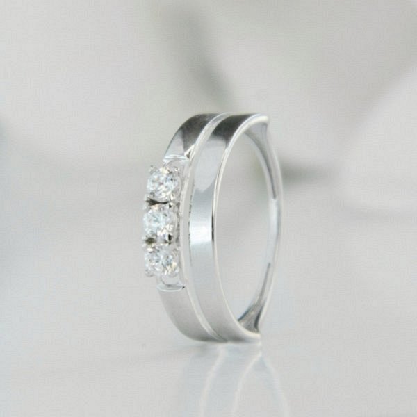 Кольцо Галатея - Серебро 925, Фианит (арт. 6202.1)