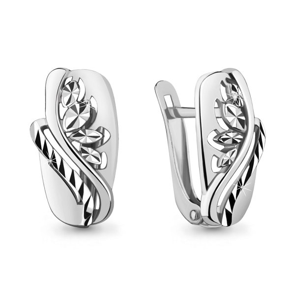 Серьги Аквамарин - Серебро 925 (арт. 33677.5)