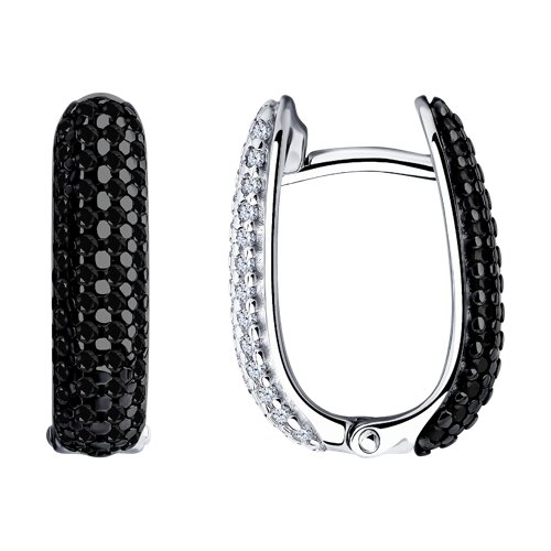 Серьги SOKOLOV - Серебро 925, Фианит (арт. 94023872)