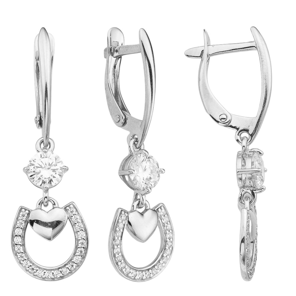 Серьги EFREMOV - Серебро 925, Фианит (арт. 12100113829-501)