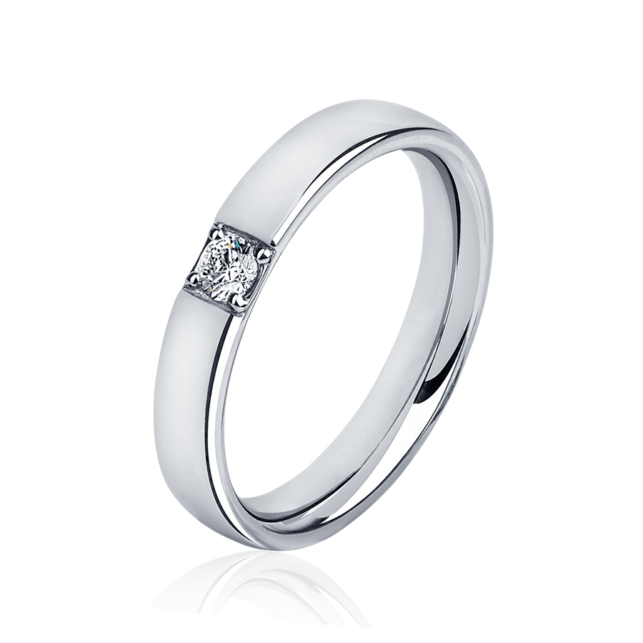 Кольцо Platinum Lab. - Платина 950, Бриллиант (арт. ПК-117-01)