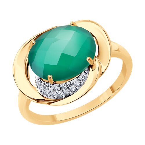 Кольцо SOKOLOV - Серебро 925, Агат (арт. 92014563)