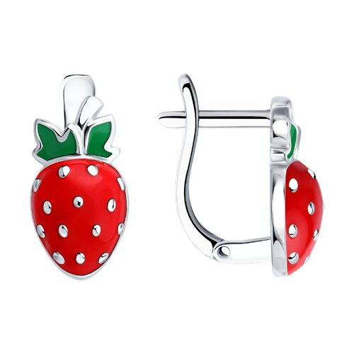 Серьги SOKOLOV - Серебро 925, Эмаль (арт. 94027078)