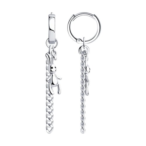 Серьги SOKOLOV - Серебро 925, Эмаль (арт. 94025702)