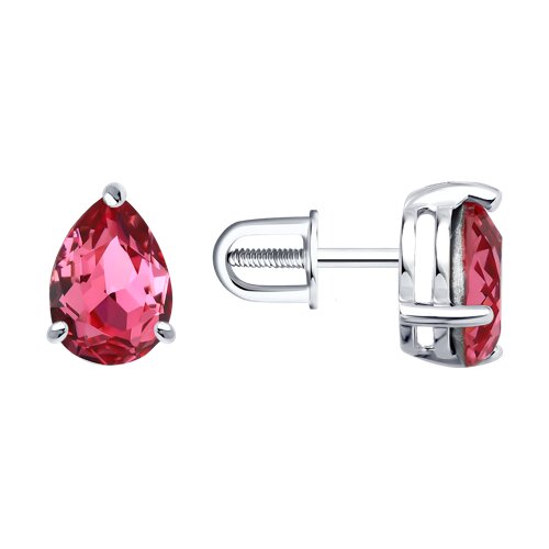 Серьги Diamant - Серебро 925, Кристалл (арт. 94-122-00220-1)