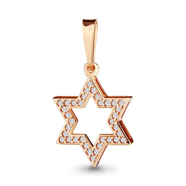 Подвеска Аквамарин - Золото 585, Фианит (арт. 21098А.1)