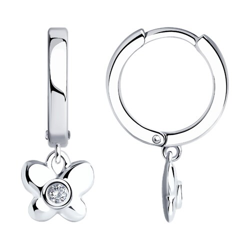 Серьги SOKOLOV - Серебро 925, Фианит (арт. 94026676)