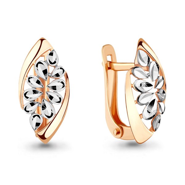 Серьги Аквамарин - Золото 585 (арт. 33633.1)