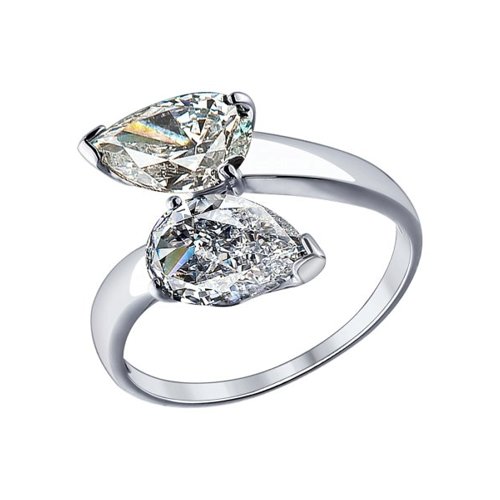 Кольцо SOKOLOV - Серебро 925, Фианит (арт. 94012080)