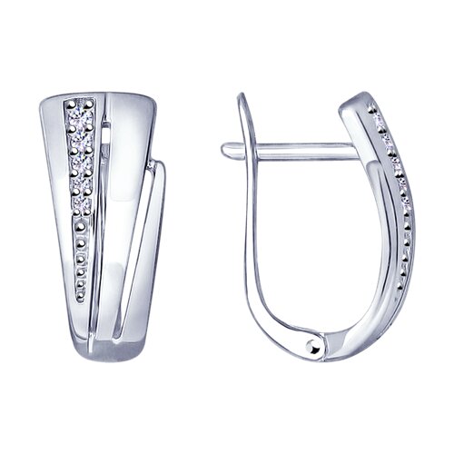 Серьги SOKOLOV - Серебро 925, Фианит (арт. 94022835)